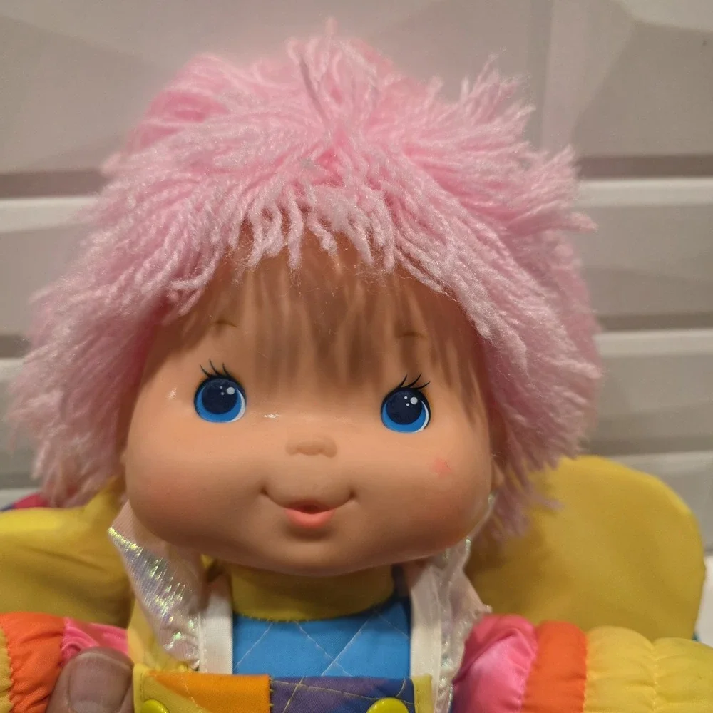 Vintage 1983 Mattel Hallmark Rainbow Brite‎ Baby Brite With Star Backpack